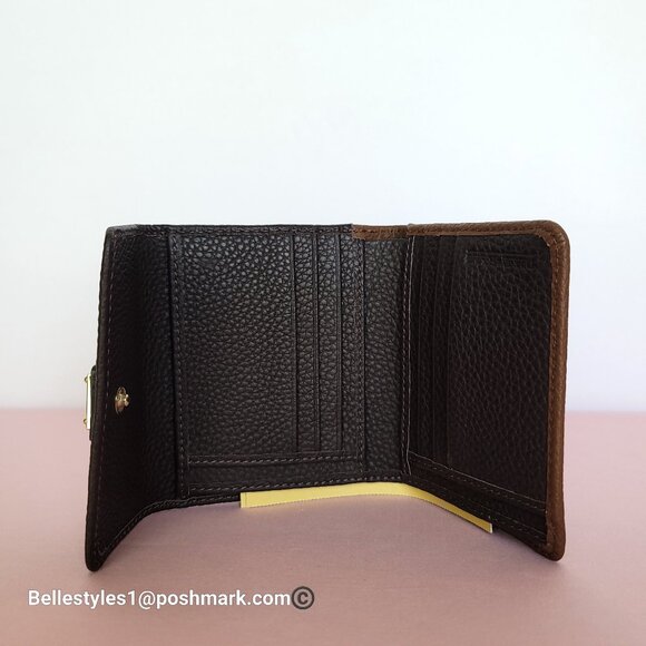 DOONEY & BOURKE Colorblock Small Flap Pebbled Leather Credit Card Bifold Wallet - Picture 14 of 16